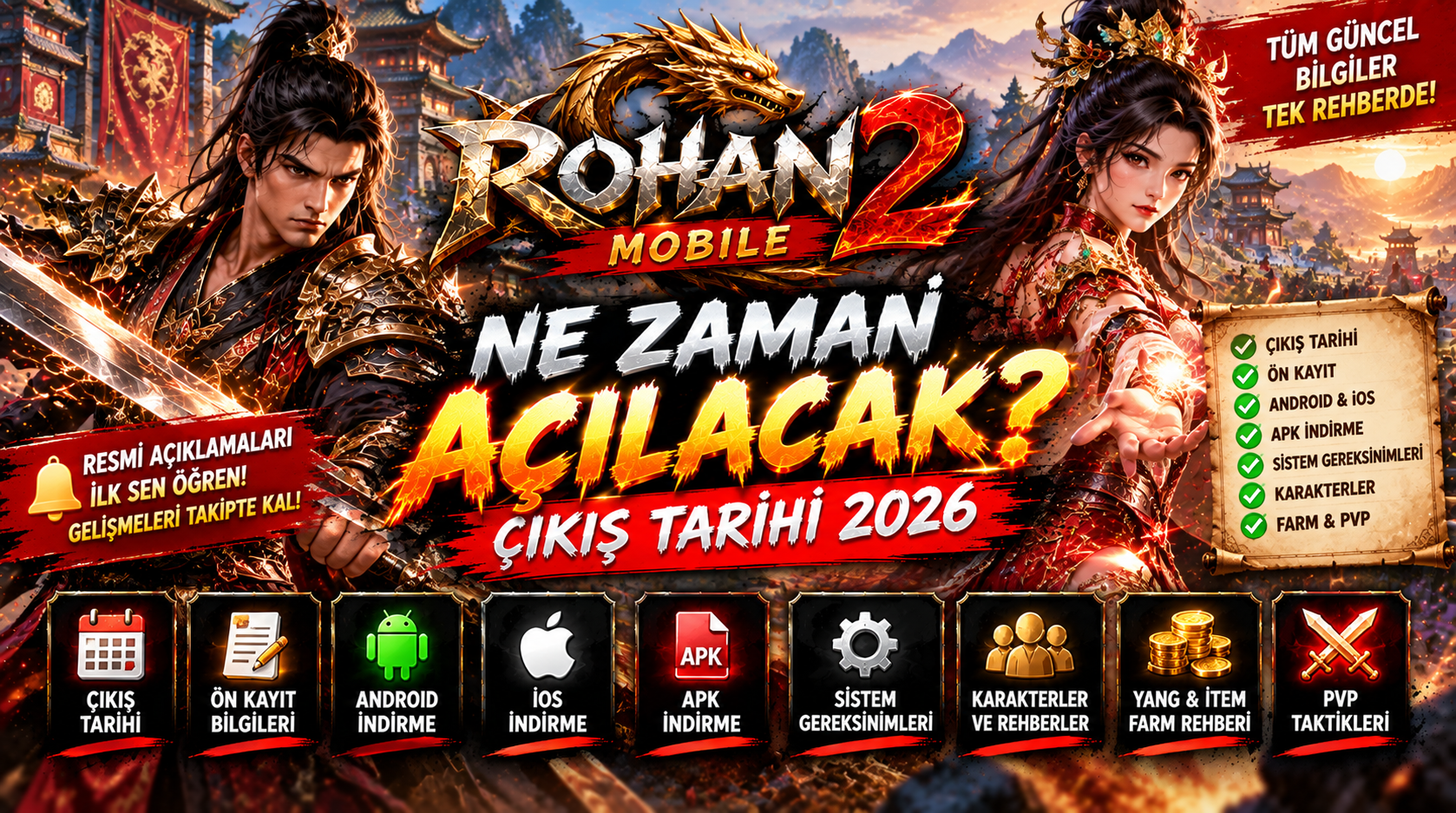 Rohan2 Mobile Ne Zaman Açılacak?