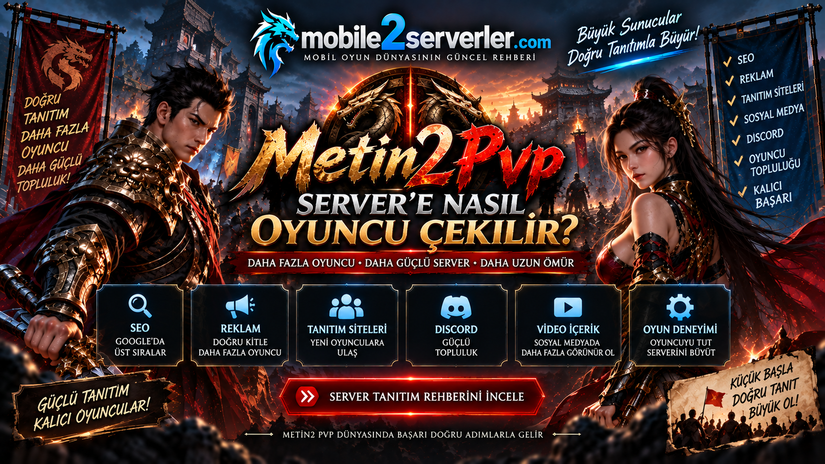 Metin2 PVP Servere Nasıl Oyuncu Çekilir