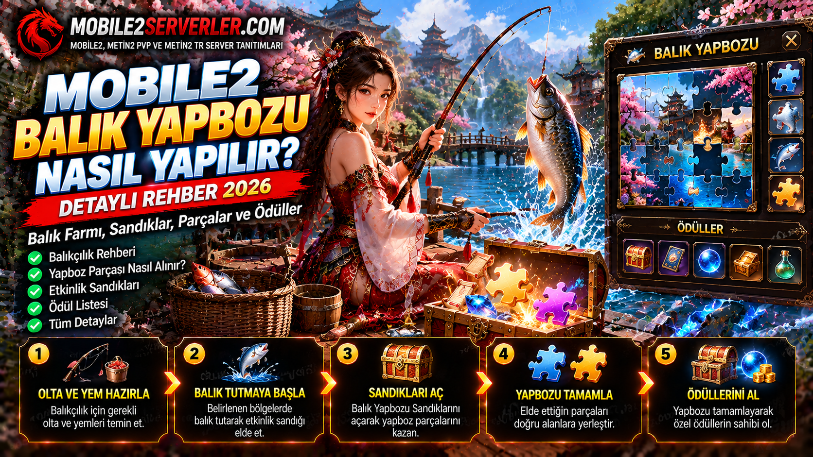 Mobile2 Balık Yapbozu Nasıl Yapılır?