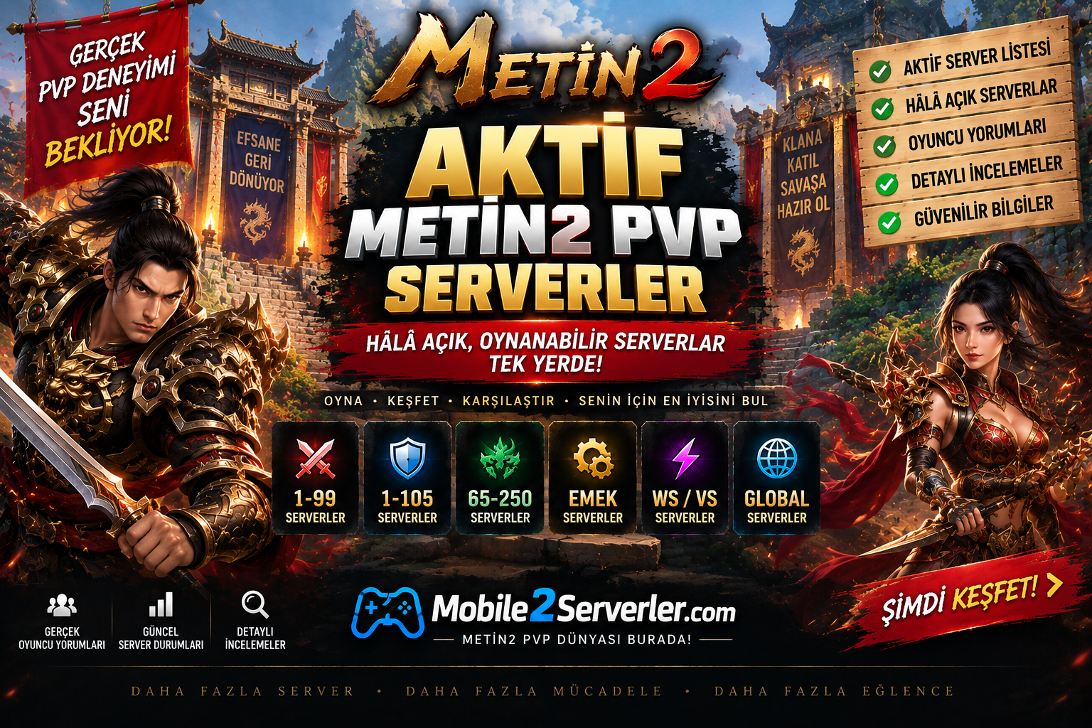 Yakında Açılacak Metin2 PVP Serverler 2026: Yeni Serverlar ve Açılış Takvimi