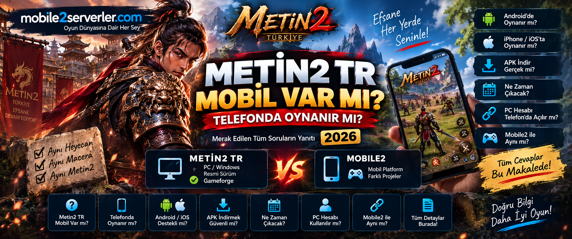 Metin2 TR Mobil Var mı?