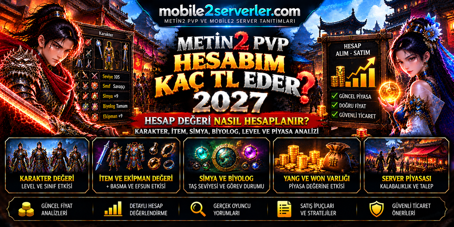 Metin2 PVP Yang Piyasası Nasıl Anlaşılır? 2027 – Hangi Serverda Yang Daha Değerli?