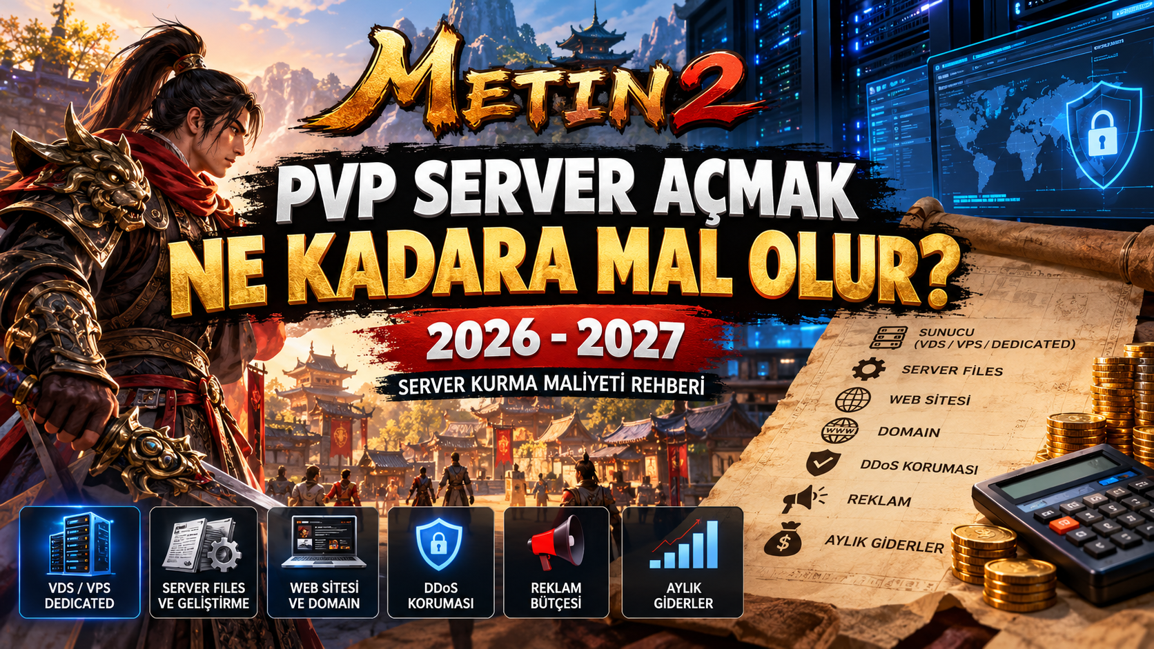 Metin2 PVP Server Açmak Ne Kadar