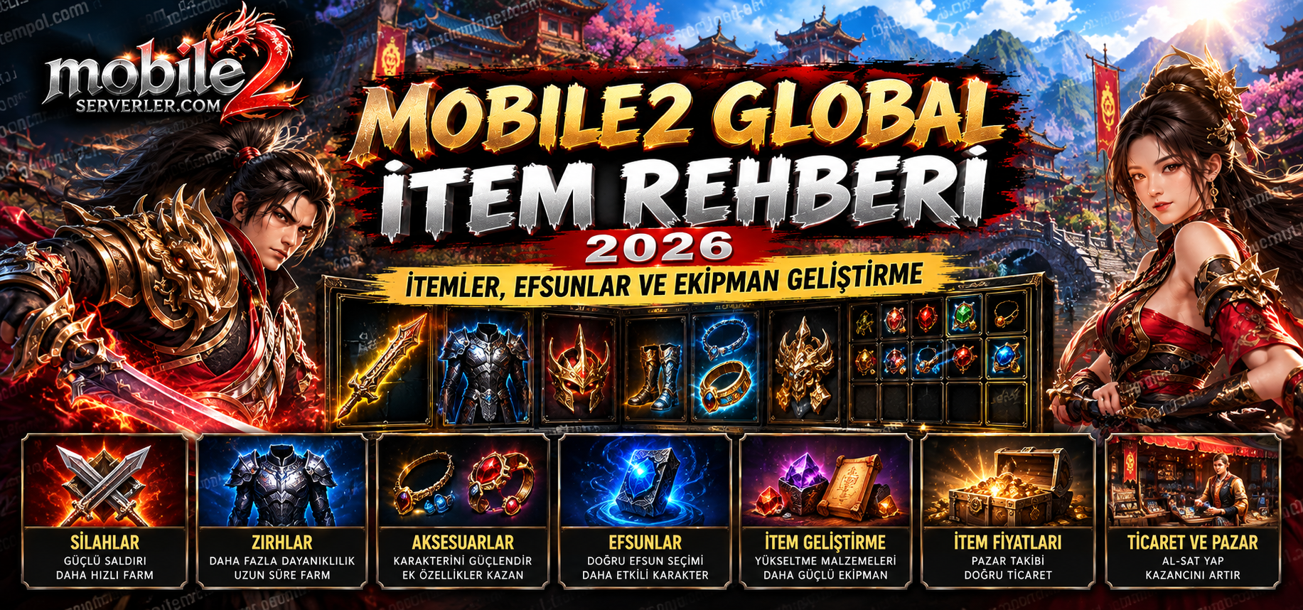 Mobile2 Global İtem Rehberi