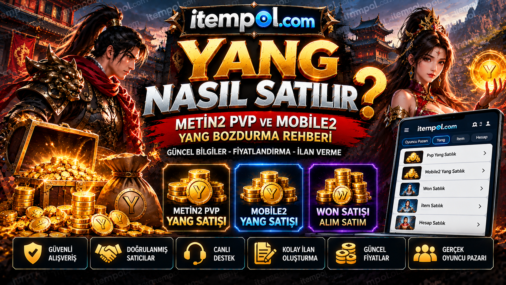Yang Nasıl Satılır? Metin2 PVP ve Mobile2 Yang Bozdurma Rehberi 2026–2027