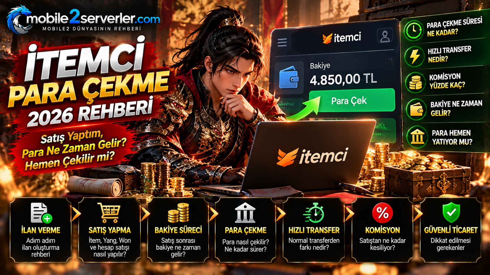 İtemci Para Çekme 2026