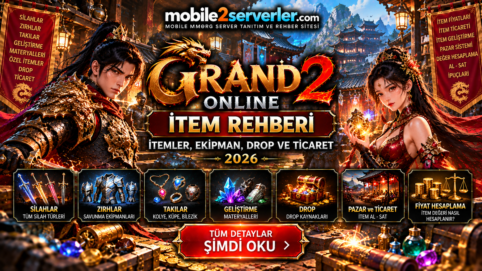 Grand2Online İtem Rehberi 2026: İtemler, Ekipman, Drop ve İtem Ticareti