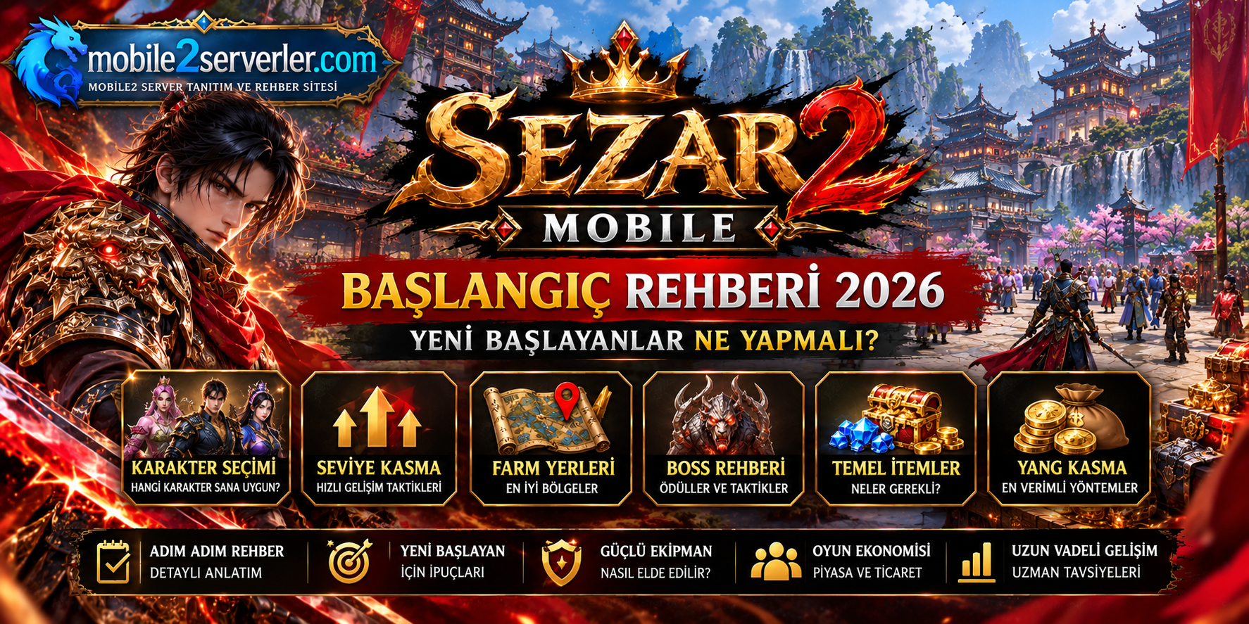Sezar2 Mobile İtem ve Ticaret Rehberi 2026 – Yang, İtem Fiyatları ve Pazar
