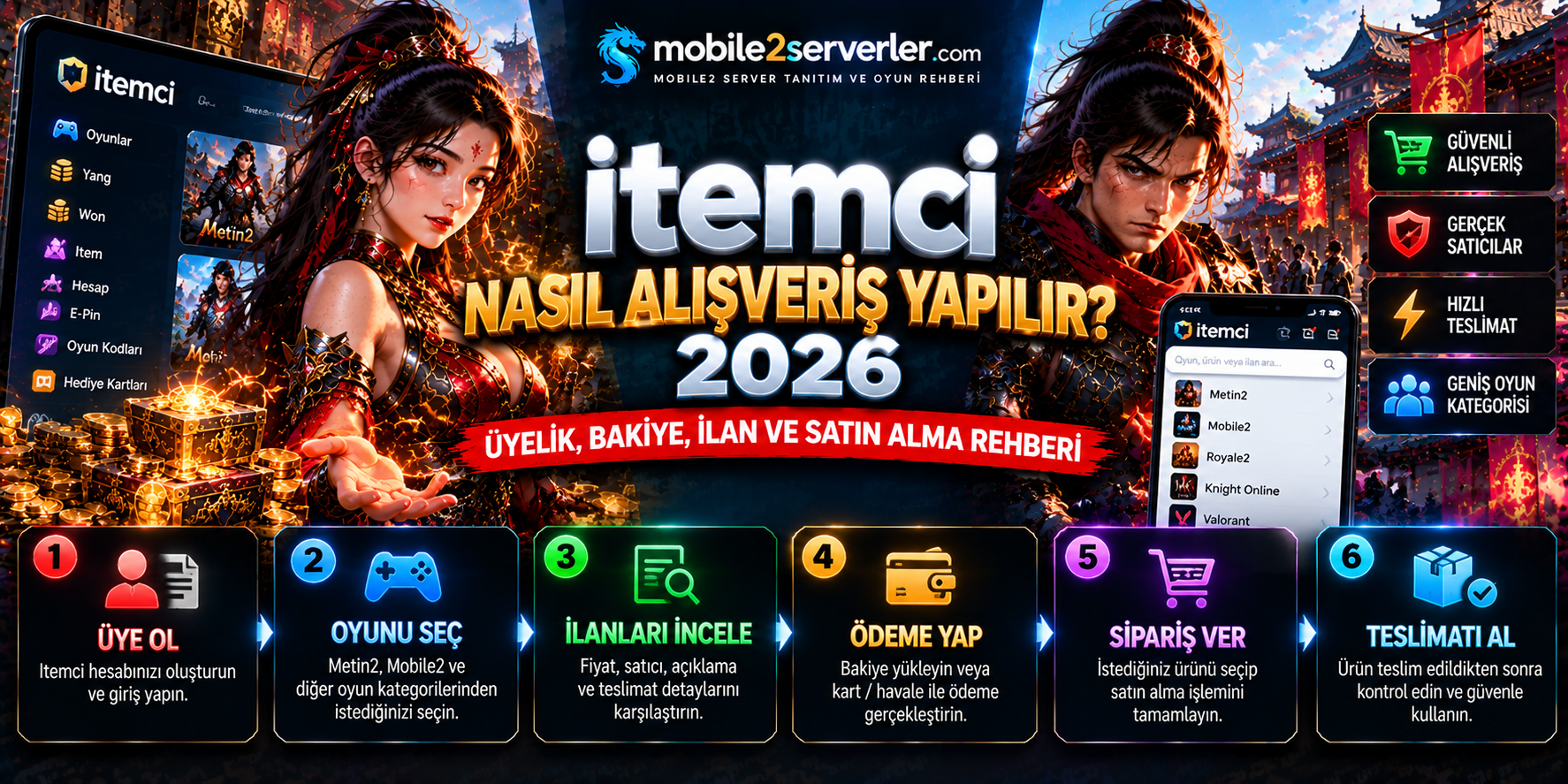 Itemci Nasıl Alışveriş Yapılır? Üyelik, Bakiye, İlan ve Satın Alma Rehberi 2026