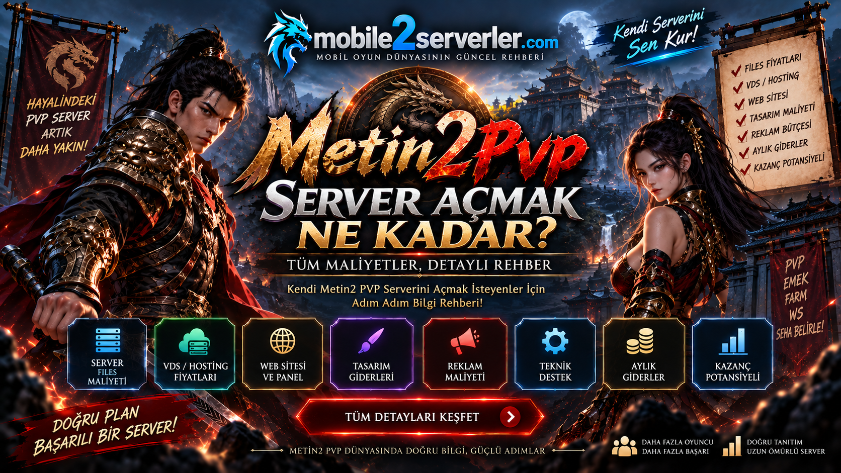 Metin2 PVP Server Açmak Ne Kadar?