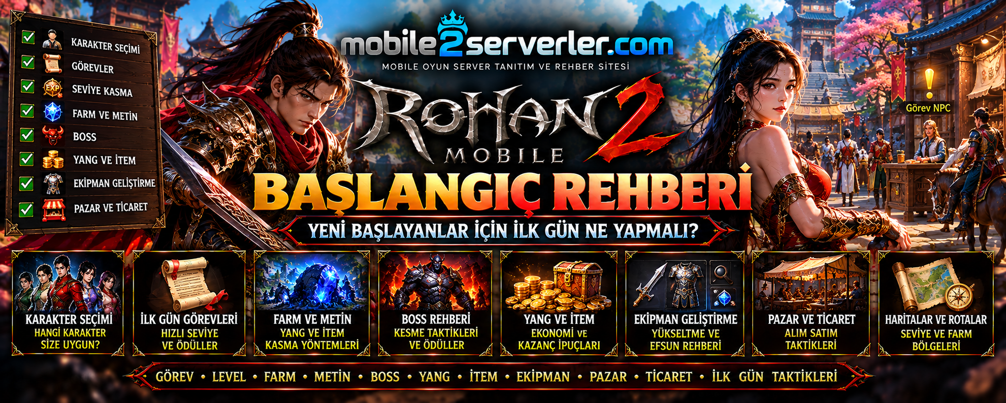 Rohan2 Mobile Başlangıç Rehberi 2026: Yeni Başlayanlar İlk Gün Ne Yapmalı?