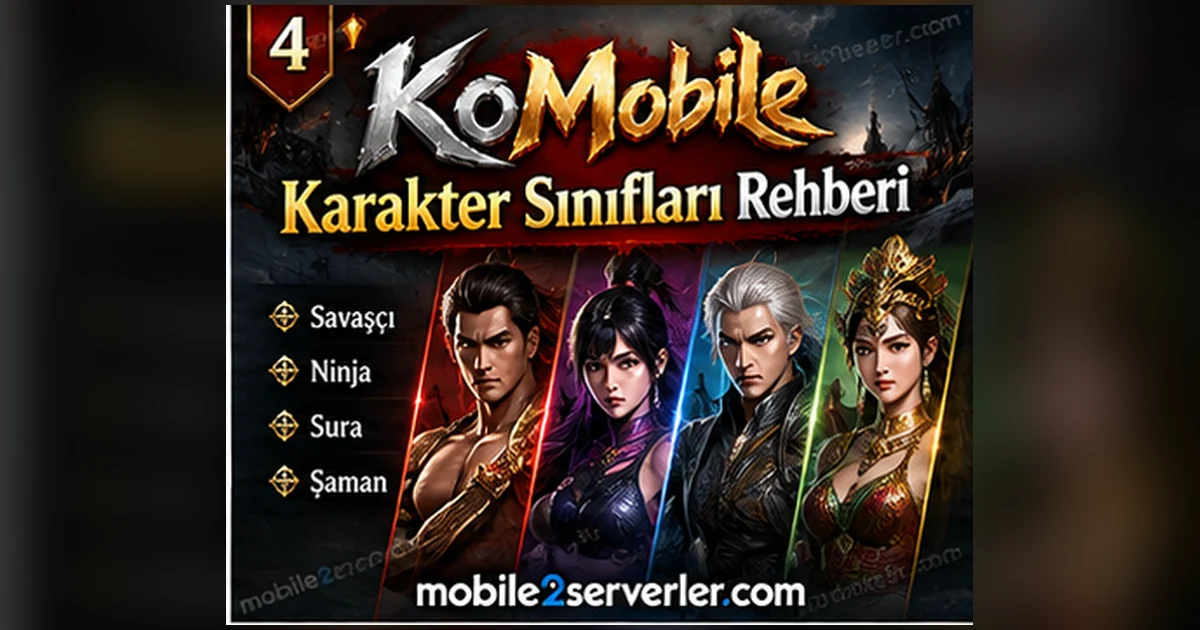KoMobile Karakter Rehberi: Warrior, Rogue, Mage, Priest