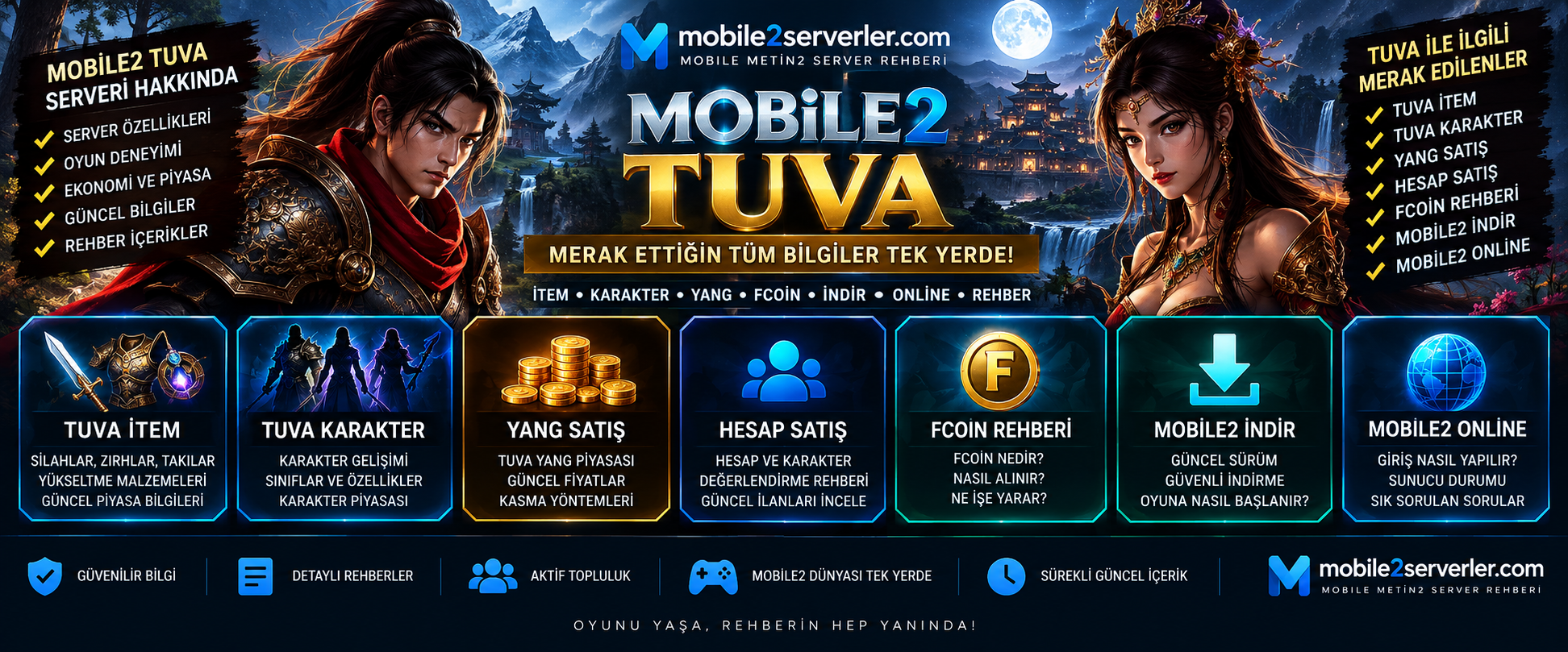 Mobile2 Tuva 2026: İtem, Karakter, Yang, Fcoin, Hesap ve İndirme Rehberi