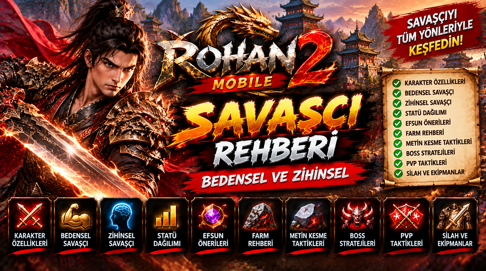 Rohan2 Mobile Savaşçı Rehberi 2026