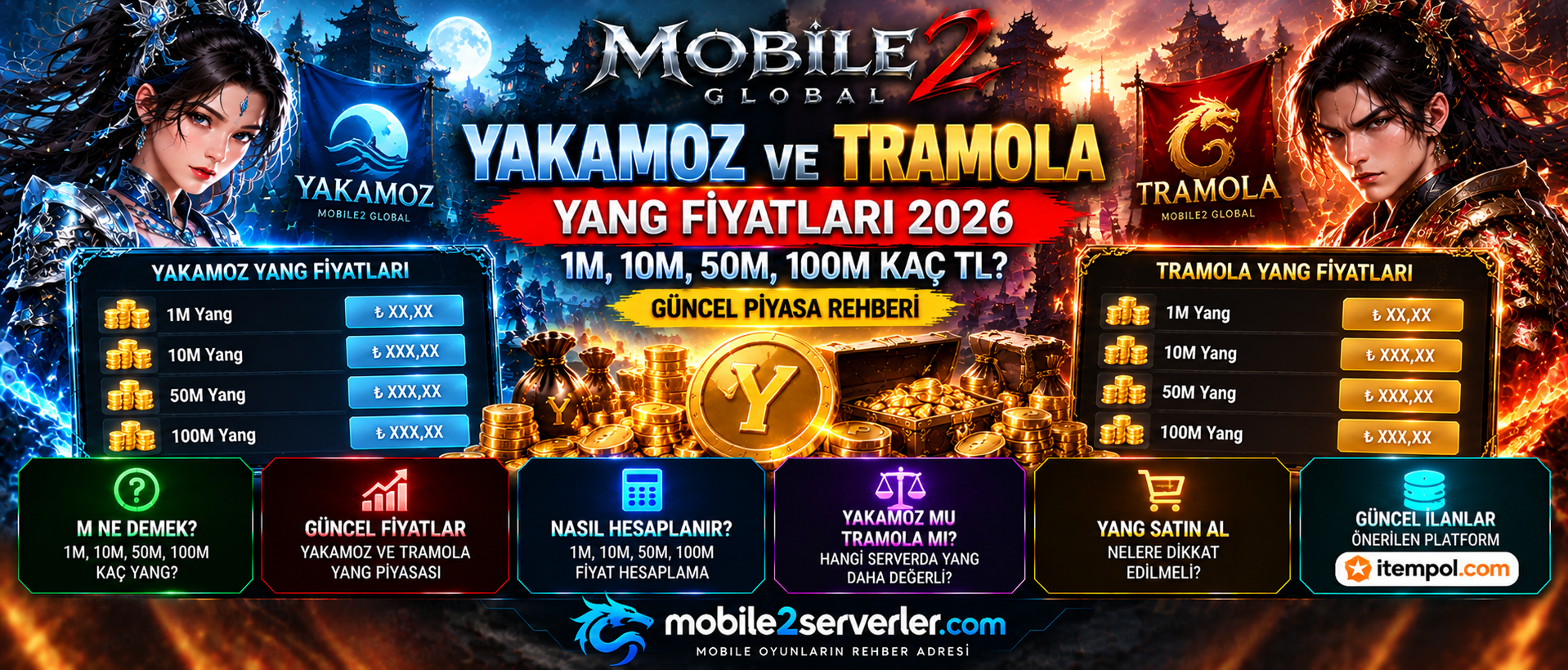 Mobile2 Yakamoz ve Tramola Yang Fiyatları – 1M, 10M, 50M ve 100M Ne Kadar? 2026