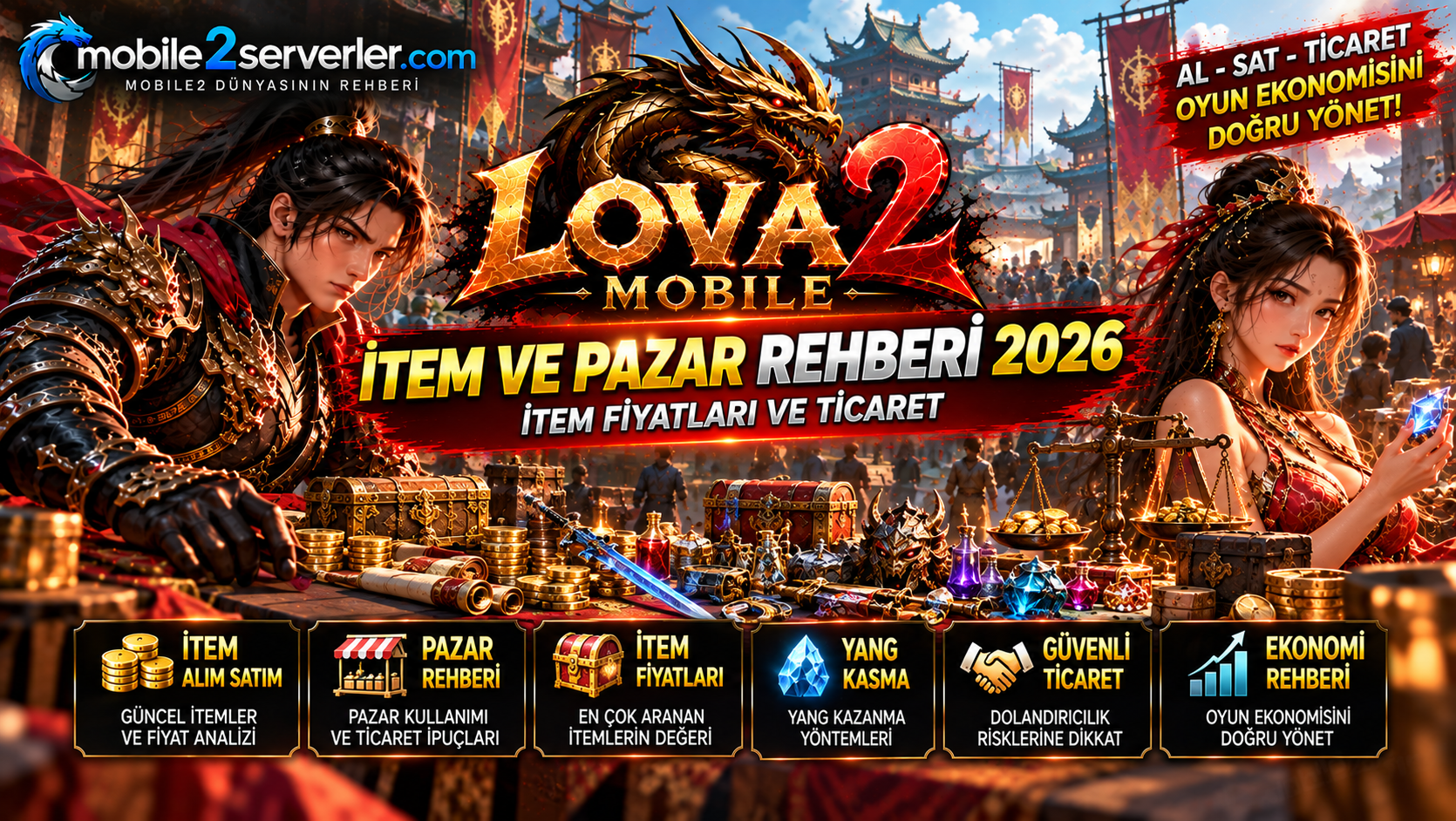 Lova2 Mobile İtem ve Pazar Rehberi 2026: İtem Fiyatları ve Ticaret