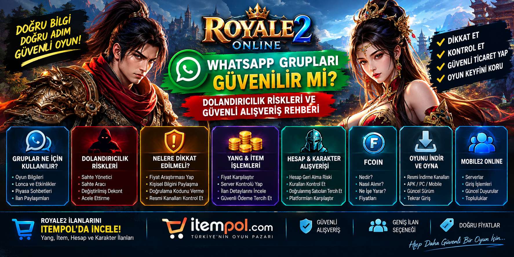 Royale2 Online WhatsApp Grupları Güvenilir mi