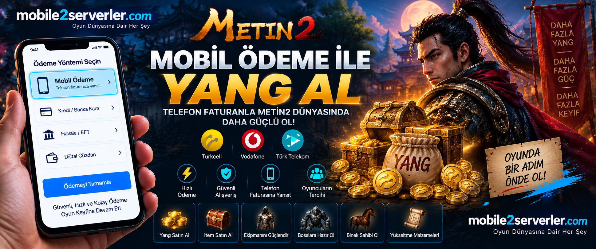 Mobil Ödeme ile Yang Alınır mı