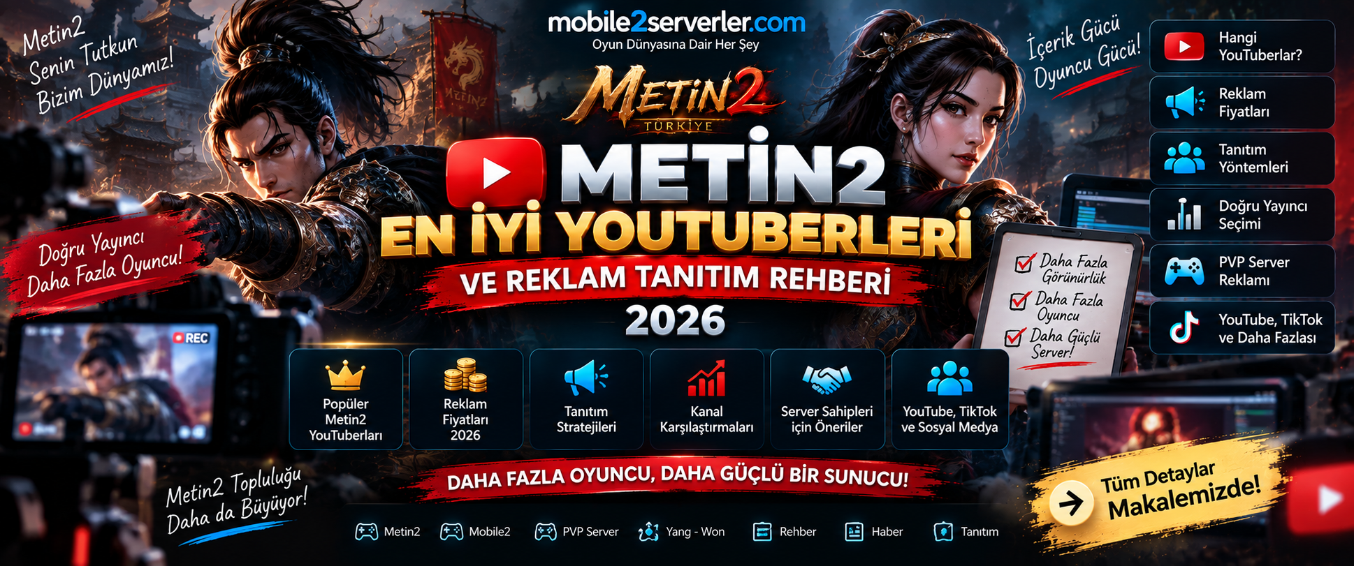 Metin2 En İyi YouTuberları 2026