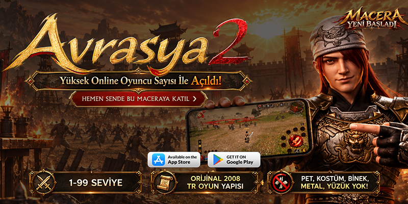 AvrasyaMT2 Mobile ve PC Banner